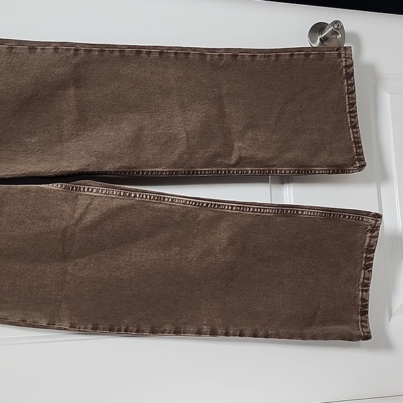 Dr. Denim Echo Jeans (Washed Chocolate) 28 waist 30 long, straight leg, hi-rise - Picture 7 of 8
